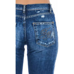 Frankie Morello Blue Cotton Women's Jeans