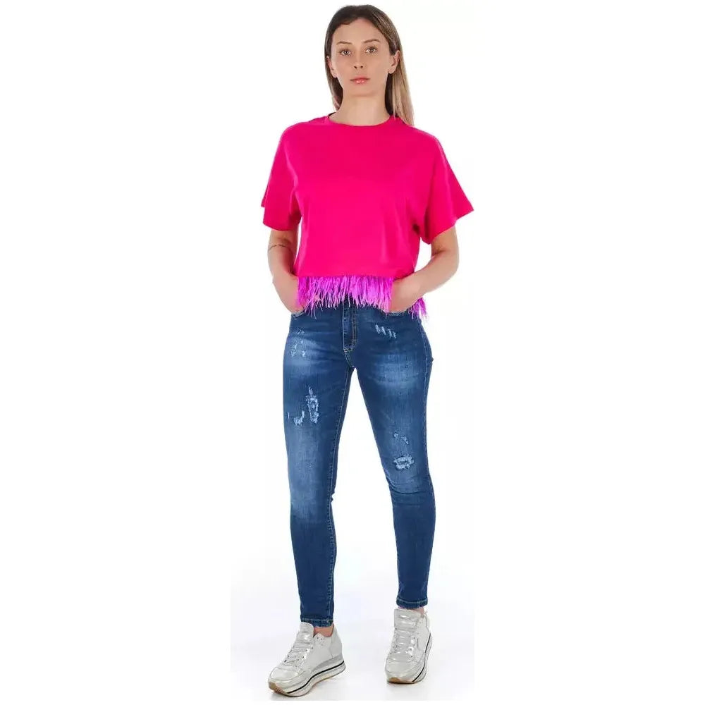 Frankie Morello Blue Denim Women's Jeans