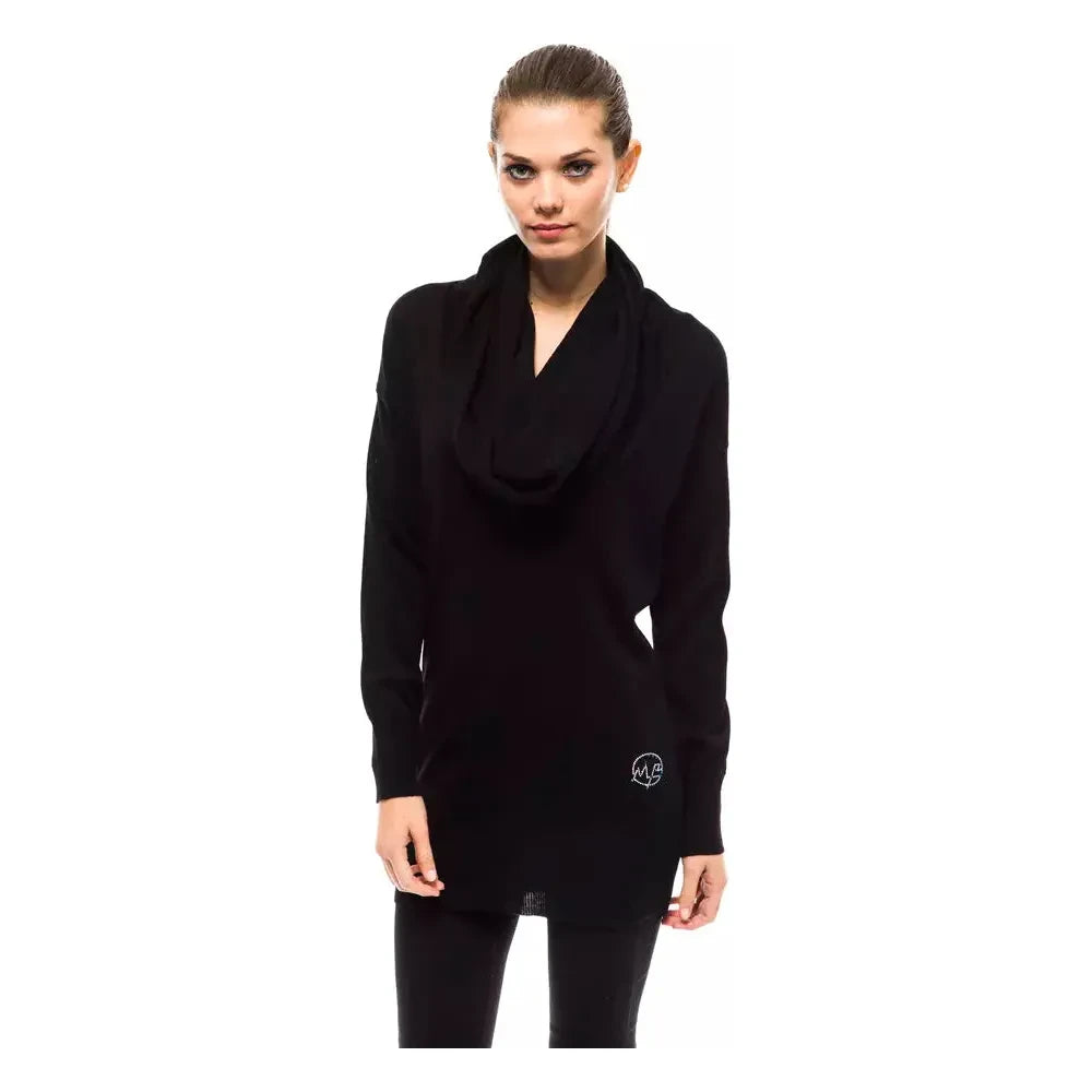 缀饰高领羊毛衫