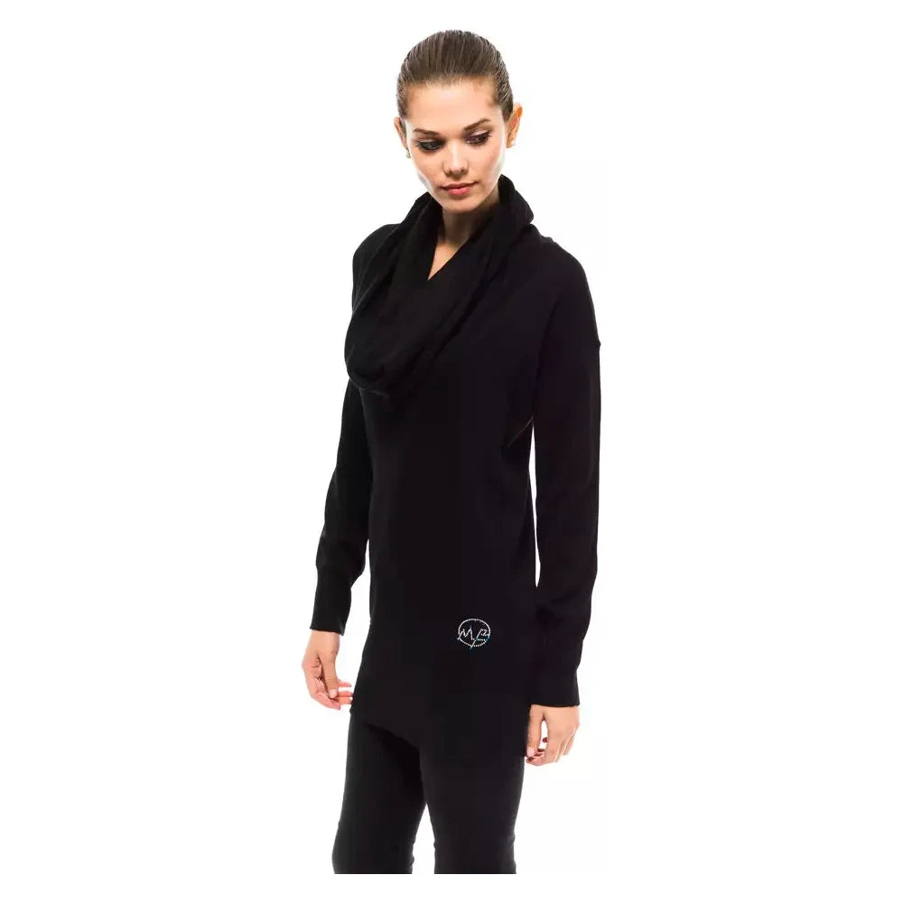 缀饰高领羊毛衫