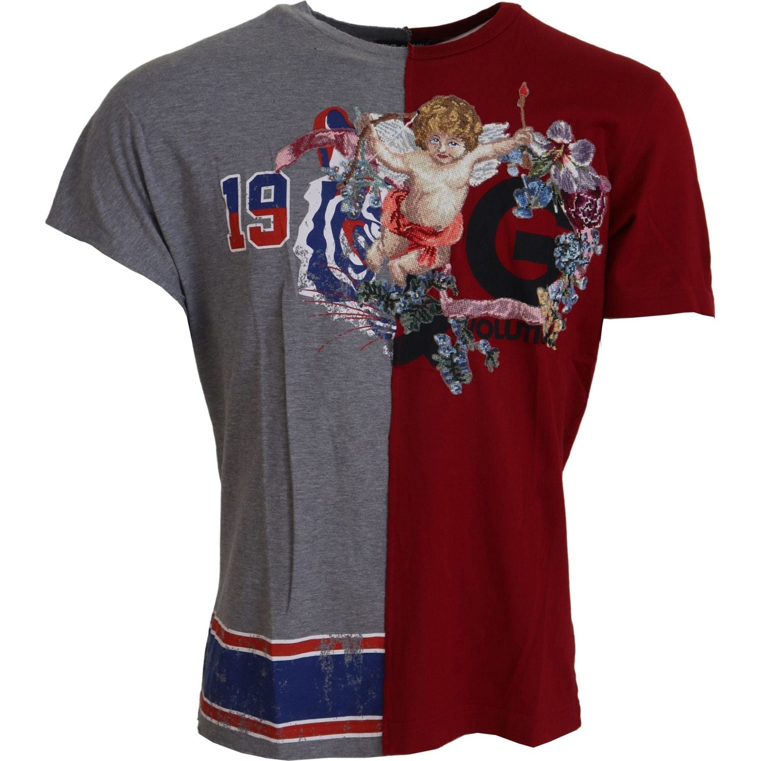 花卉天使圆领 T 恤