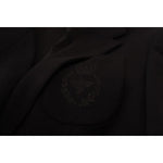 Dolce & Gabbana Black Wool Crown Slim Fit Jacket Blazer