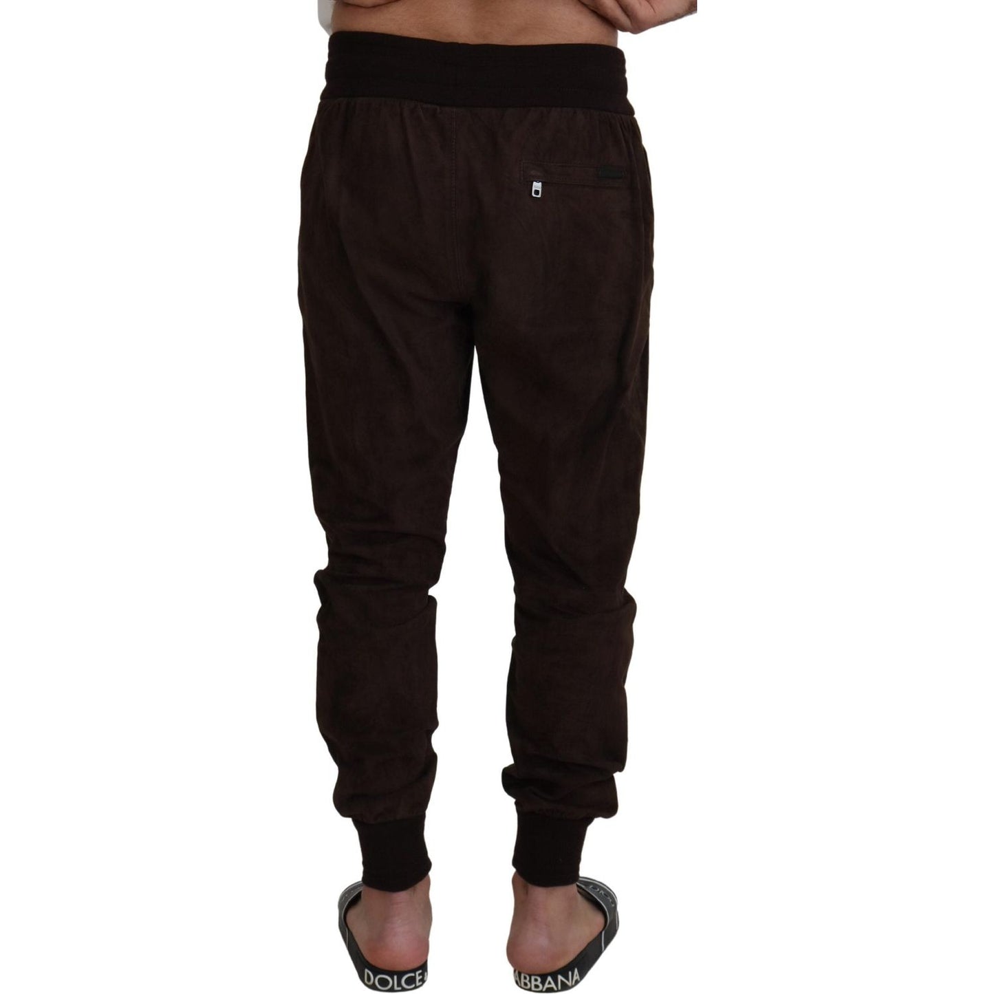 Dolce & Gabbana Stunning Authentic Jogger Pants in Brown Dolce & Gabbana