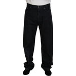 Dolce & Gabbana Black Washed Cotton Men Casual Denim Jeans
