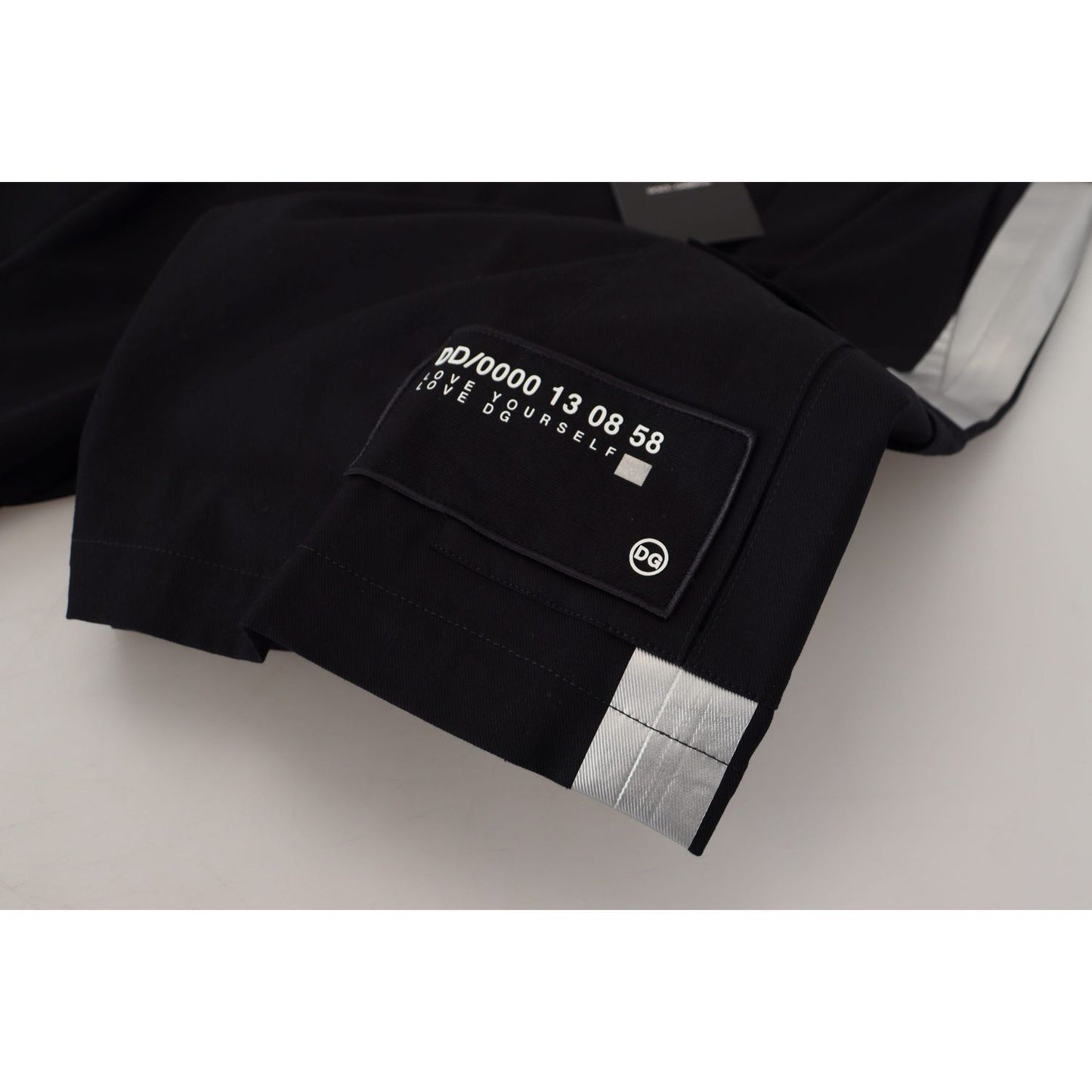 Dolce & Gabbana Black Bermuda Cargo Casual Shorts