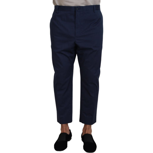 Dolce & Gabbana Chic Cropped Wool-Blend Trousers Dolce & Gabbana