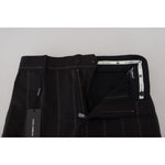 Dolce & Gabbana Black Wool Chino Formal Men Pants