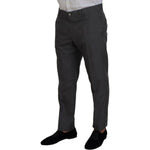 Dolce & Gabbana Gray MARTINI 3 Piece Slim Fit Suit