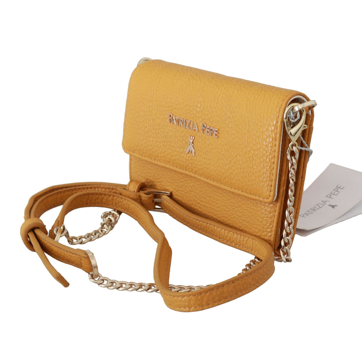 Front view with bag zipped and handles upright.