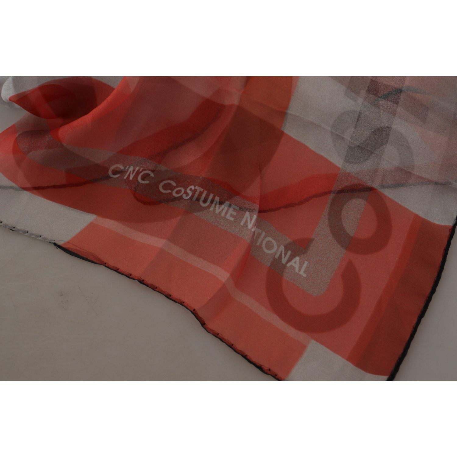 优雅真丝格纹围巾