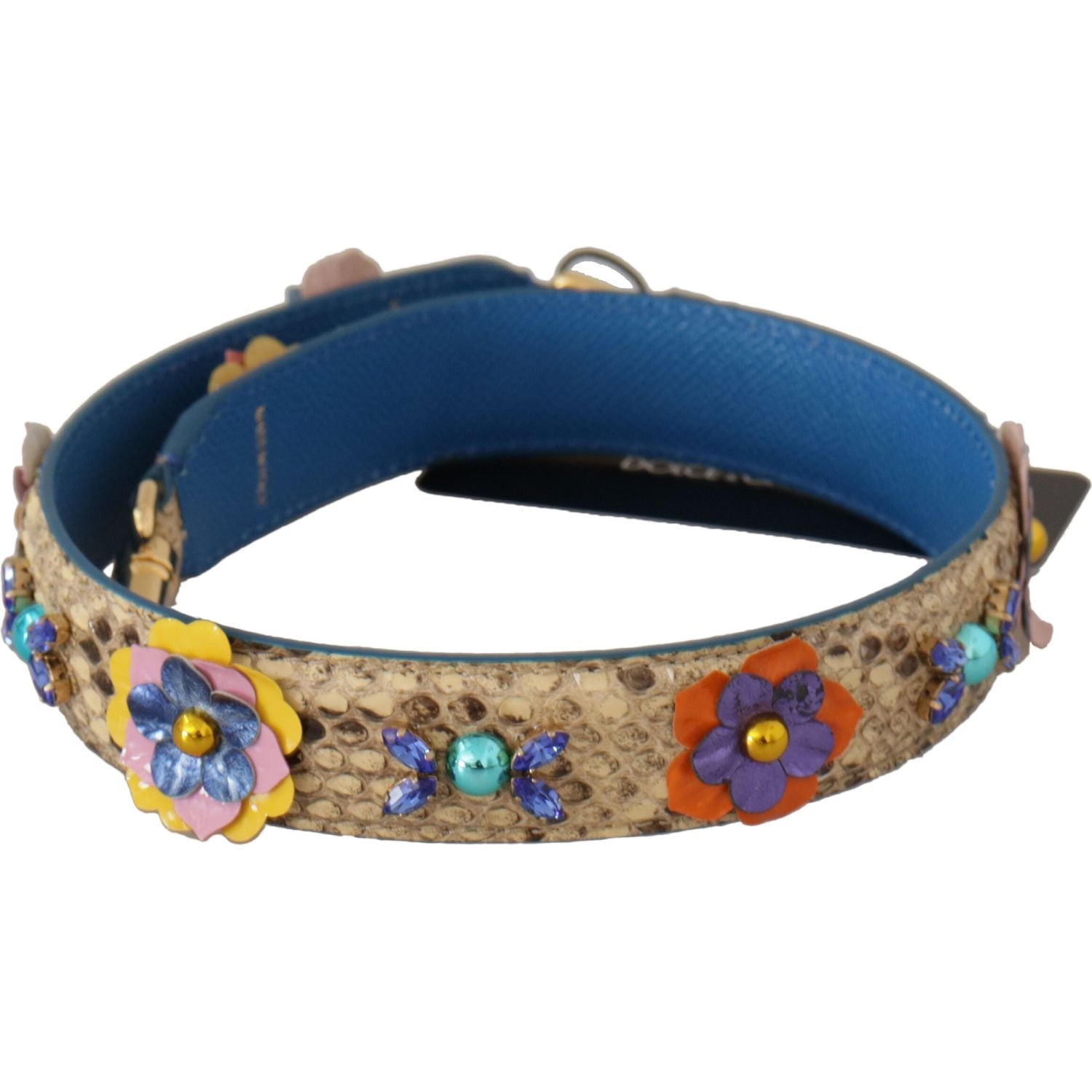 优雅米色蟒蛇皮表带