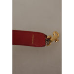 Dolce & Gabbana Elegant Python Leather Shoulder Strap Dolce & Gabbana Slate Gray
