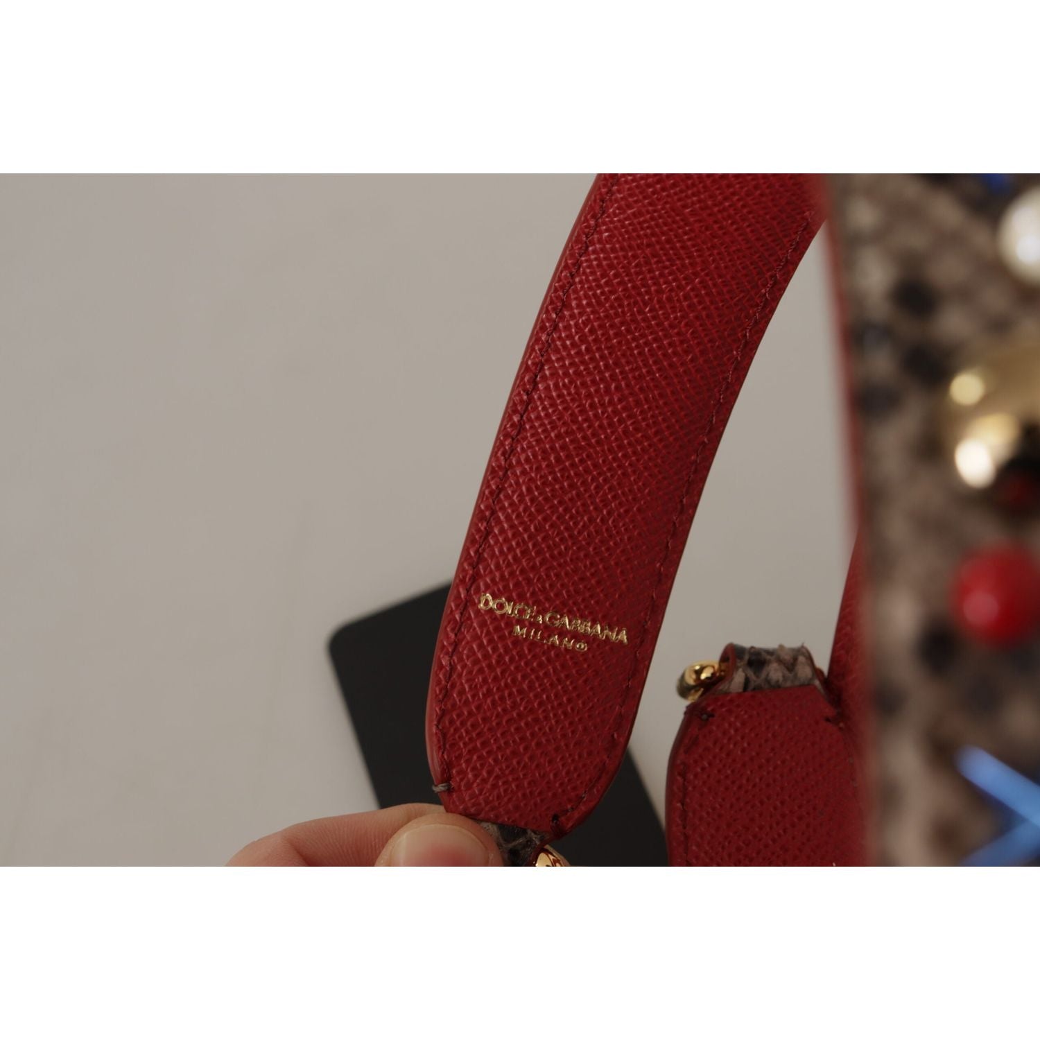 优雅蟒蛇皮肩带