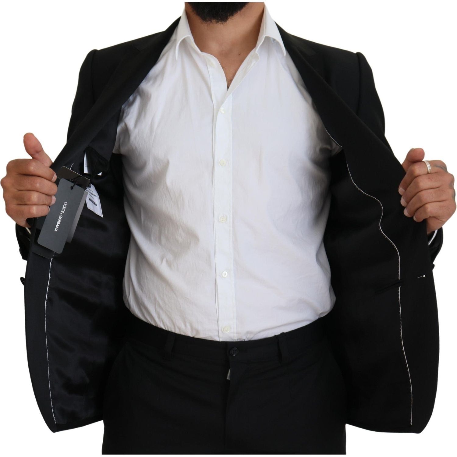 优雅马提尼黑色正装西装外套