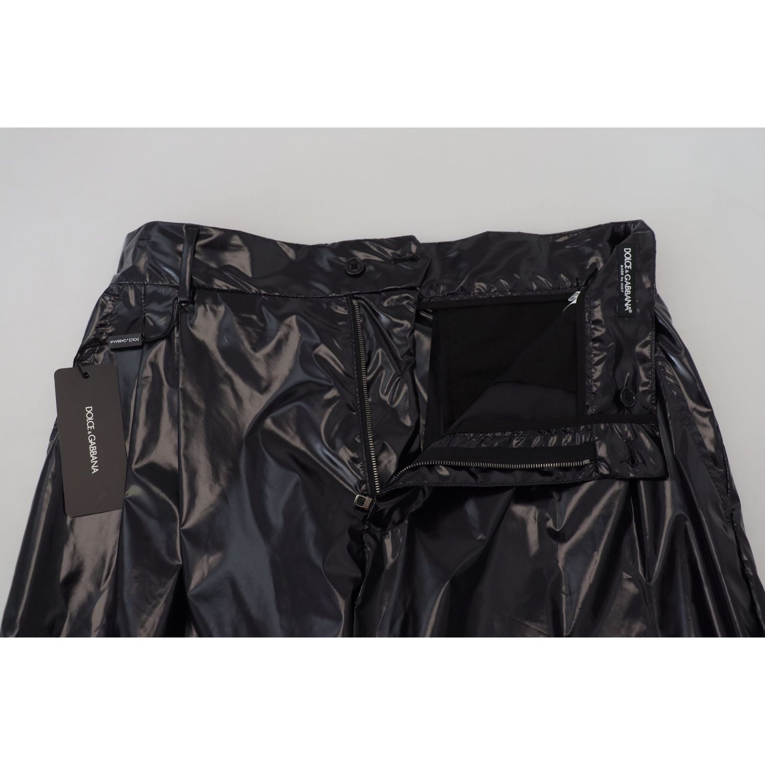 时尚意大利黑色 MainLine 裤子