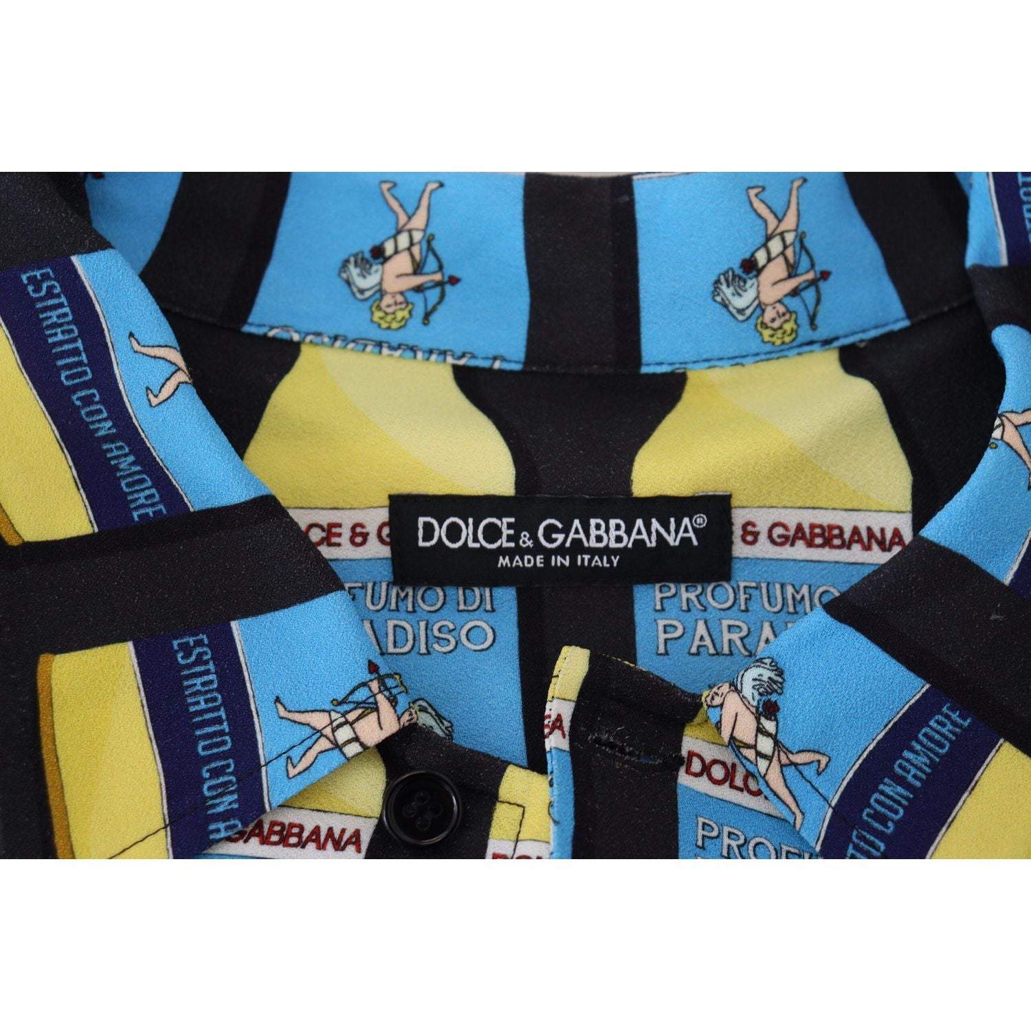 优雅多色印花休闲衬衫