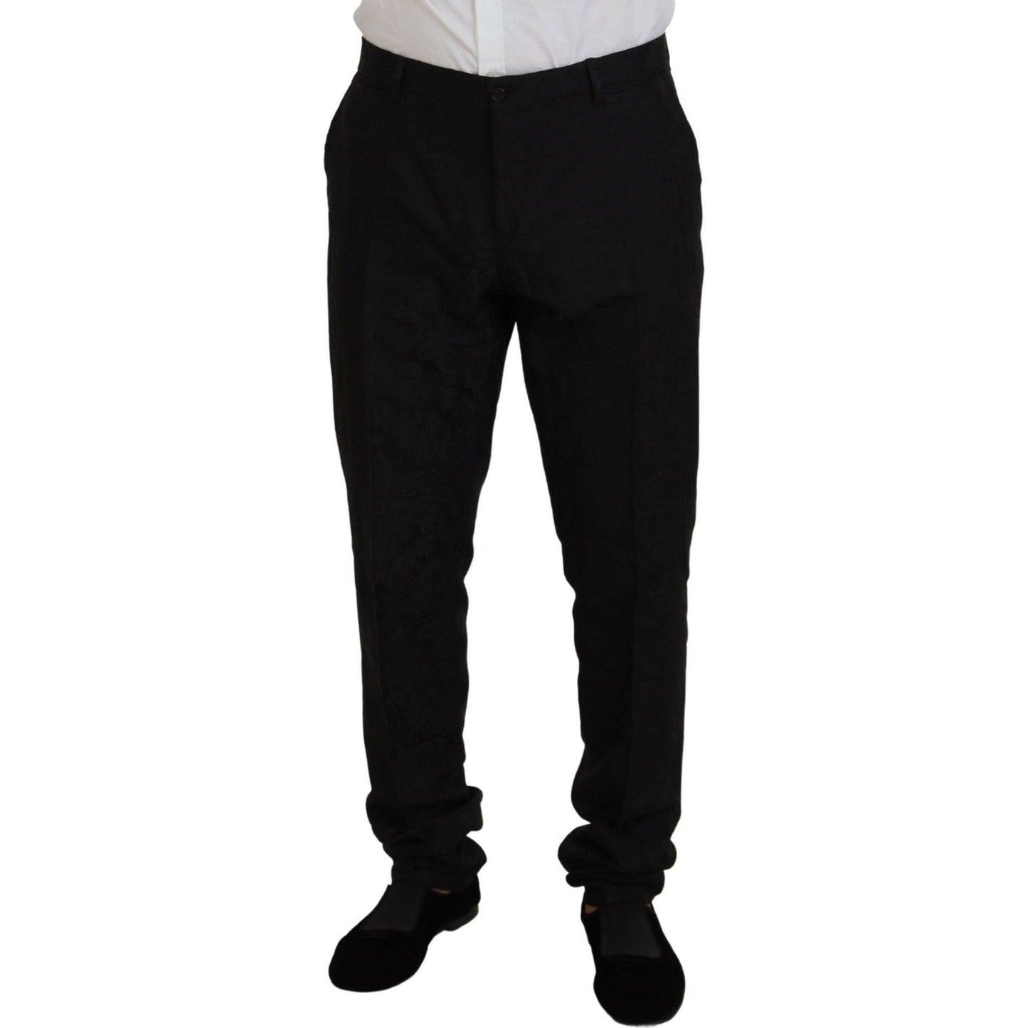 Dolce & Gabbana Black Single Breasted 2 Piece MARTINI Suit
