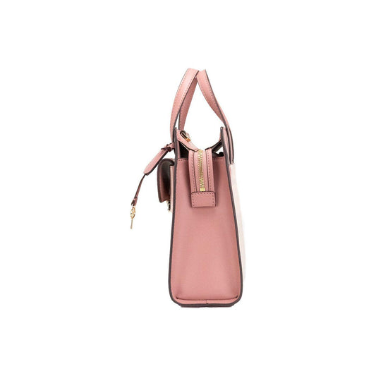 Michael Kors Cece Small Pink PVC North South Flap Tote Crossbody Bag Purse Michael Kors