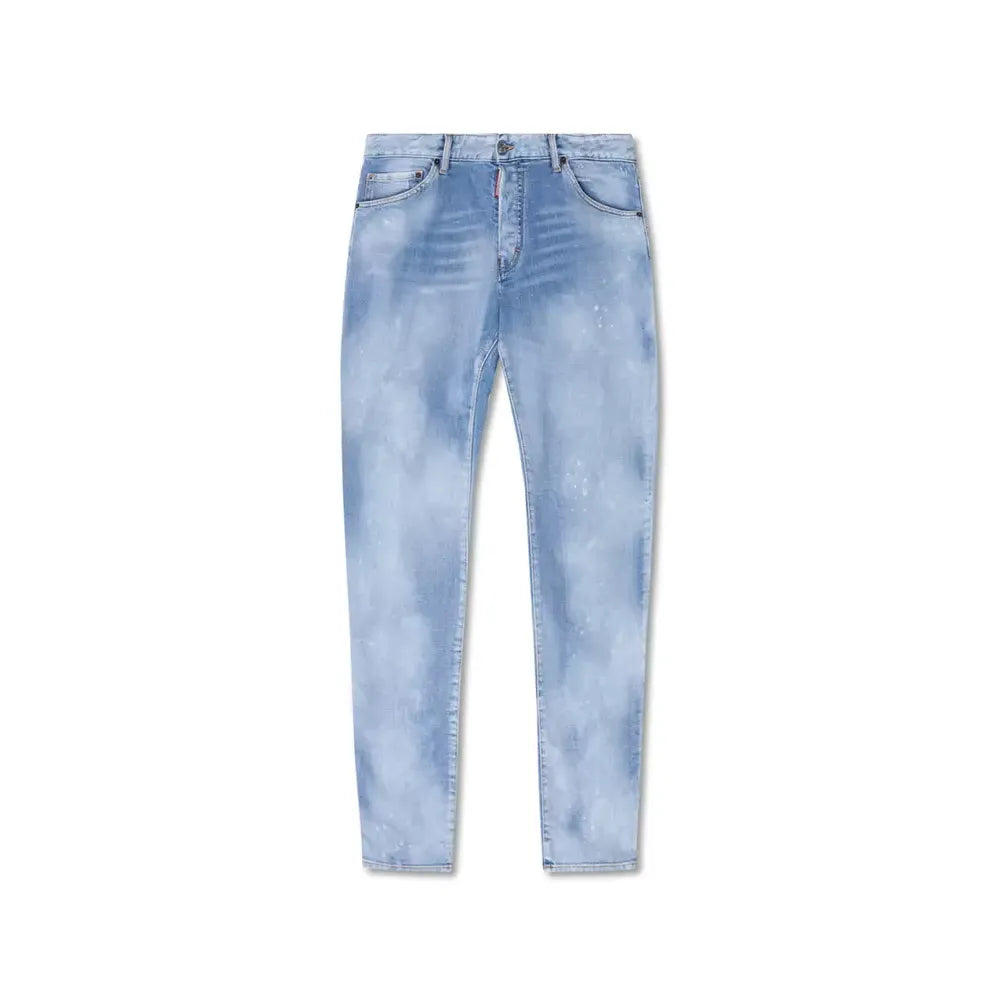 Dsquared² Blue Cotton Men Jeans