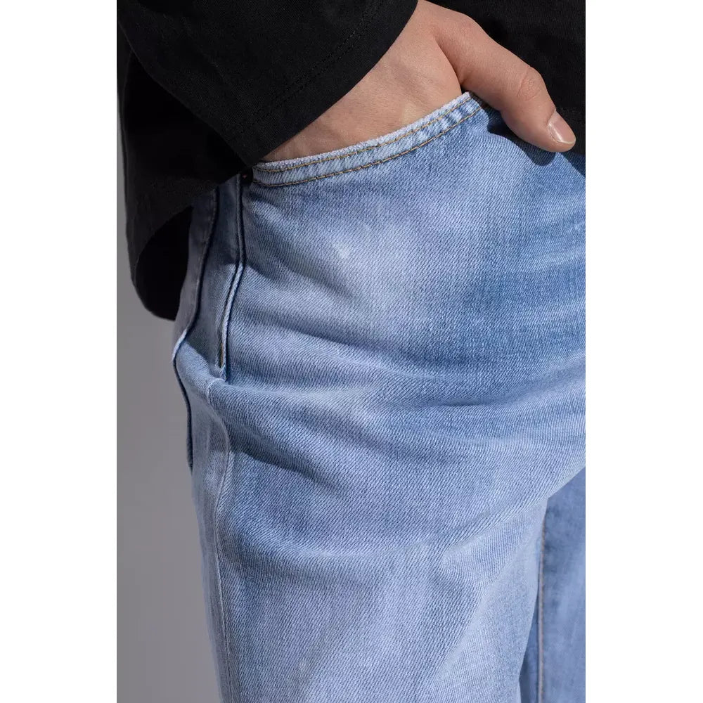Dsquared² Blue Cotton Men Jeans