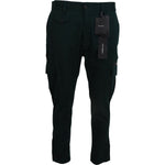 Dolce & Gabbana Green Cargo Cotton Stretch Jeans Pant