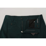 Dolce & Gabbana Green Cargo Cotton Stretch Jeans Pant