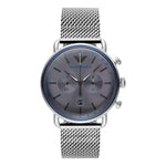 Emporio Armani Sophisticated Silver Steel Chronograph Watch 723763296236