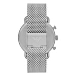 Emporio Armani Sophisticated Silver Steel Chronograph Watch 723763296236
