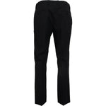 Dolce & Gabbana Gray Wool Stretch Dress Formal Slim Fit Pant