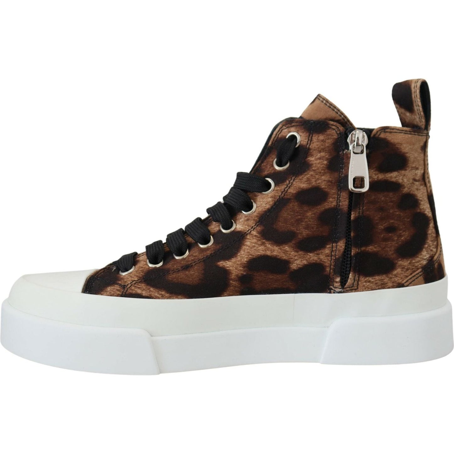 Dolce & Gabbana Exquisite Leopard Print Mid-Top Sneakers Dolce & Gabbana