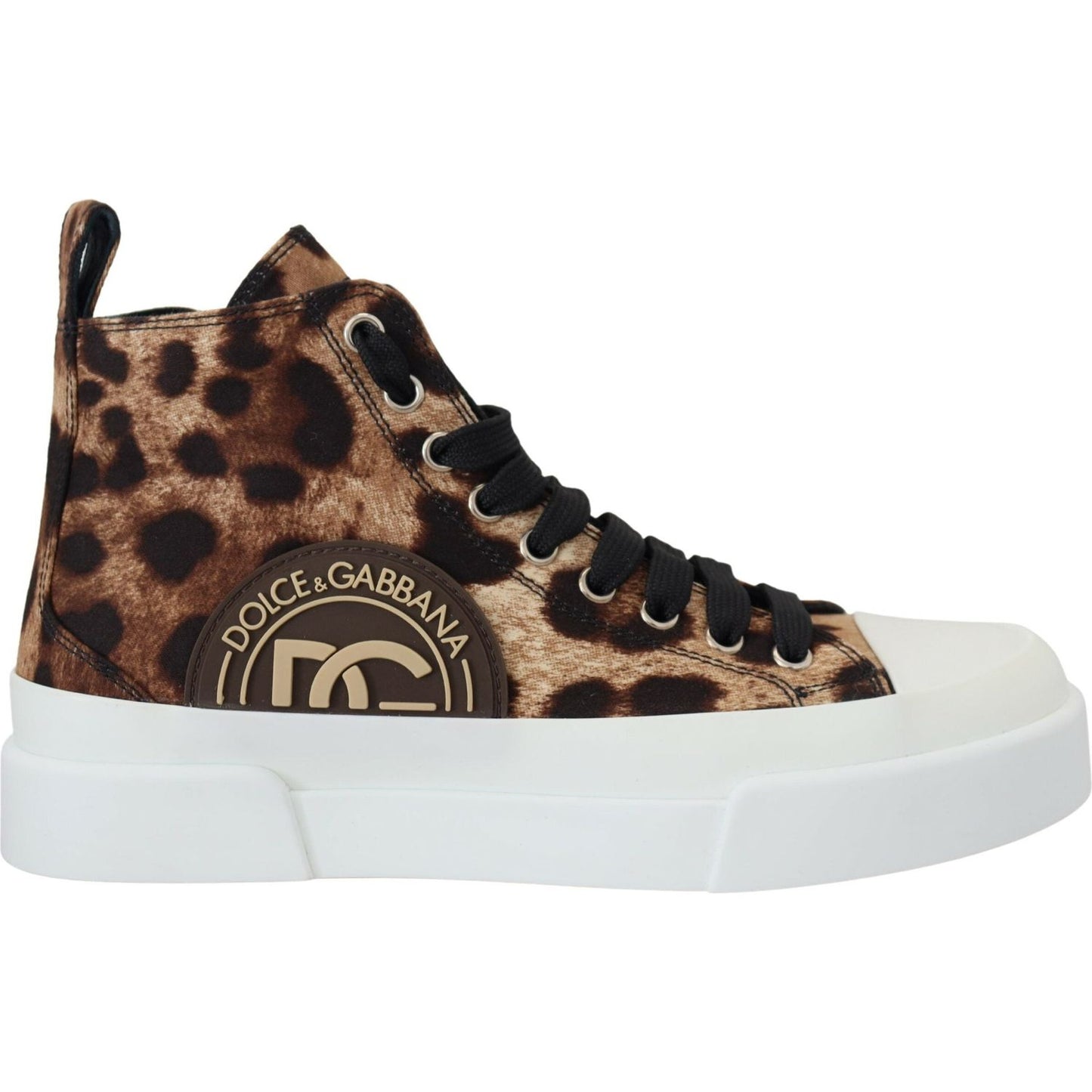 Dolce & Gabbana Exquisite Leopard Print Mid-Top Sneakers Dolce & Gabbana