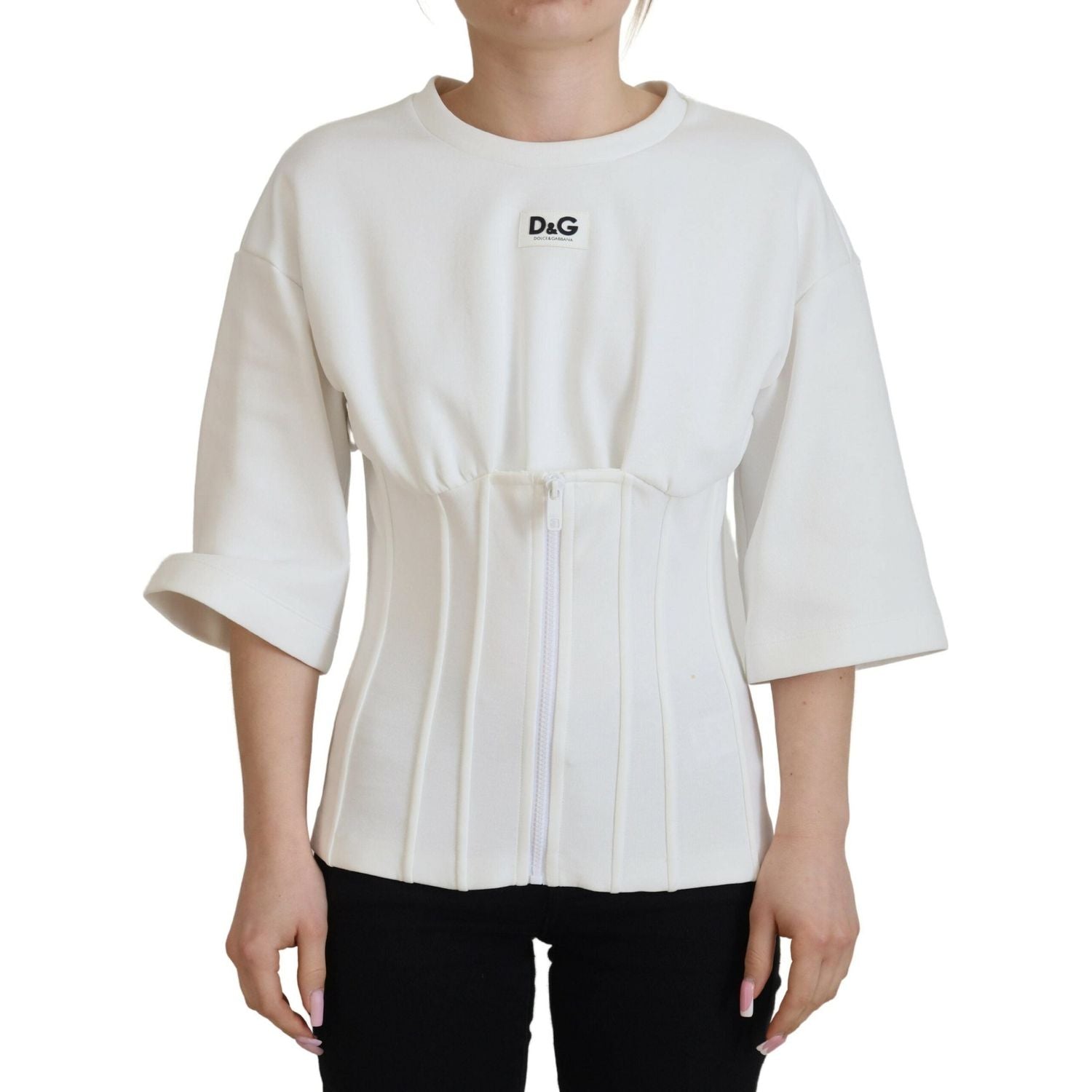 优雅紧身胸衣上衣 T 恤衬衫