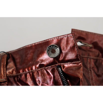 Dolce & Gabbana Metallic Bronze High Waist Skinny Jeans