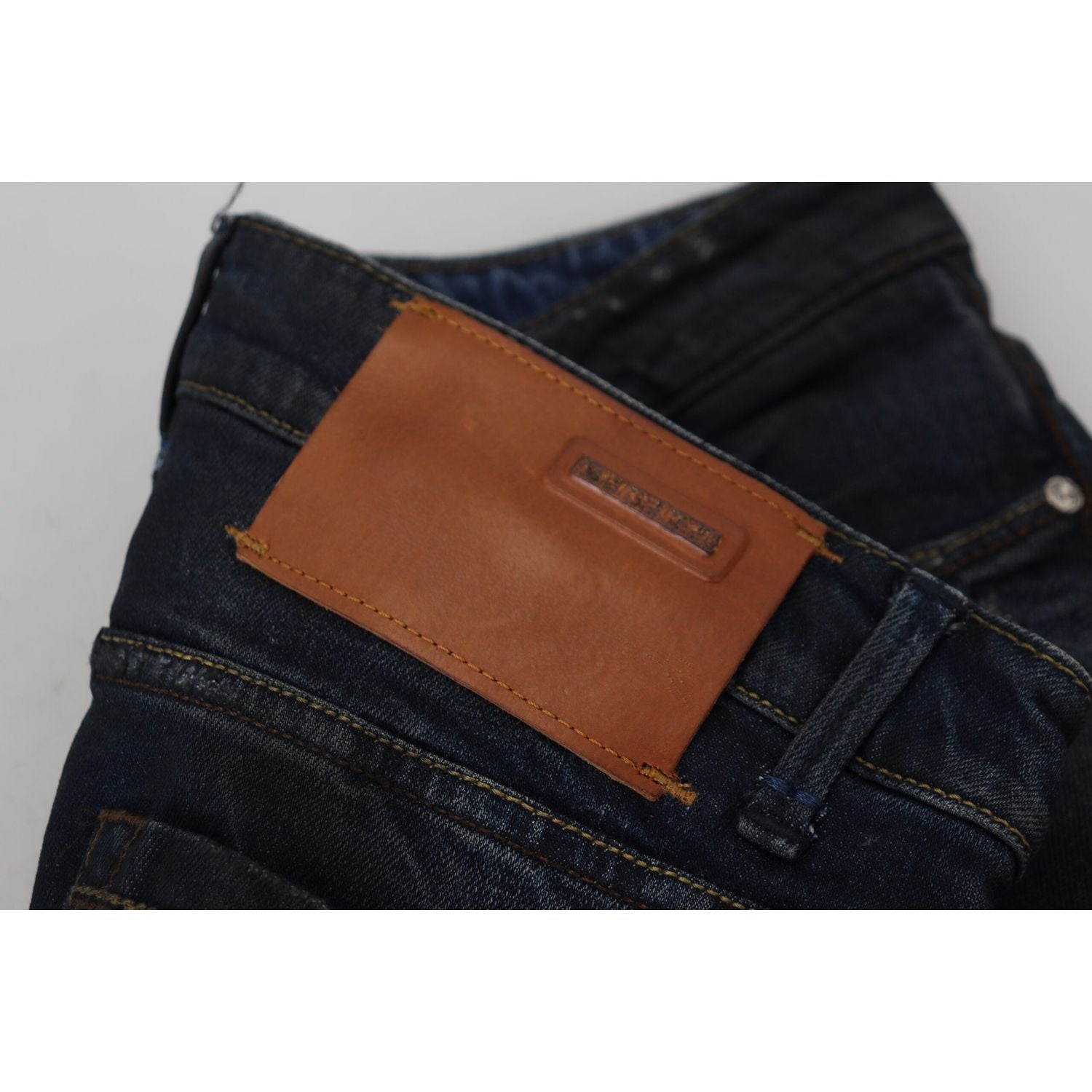 时尚低腰紧身牛仔裤