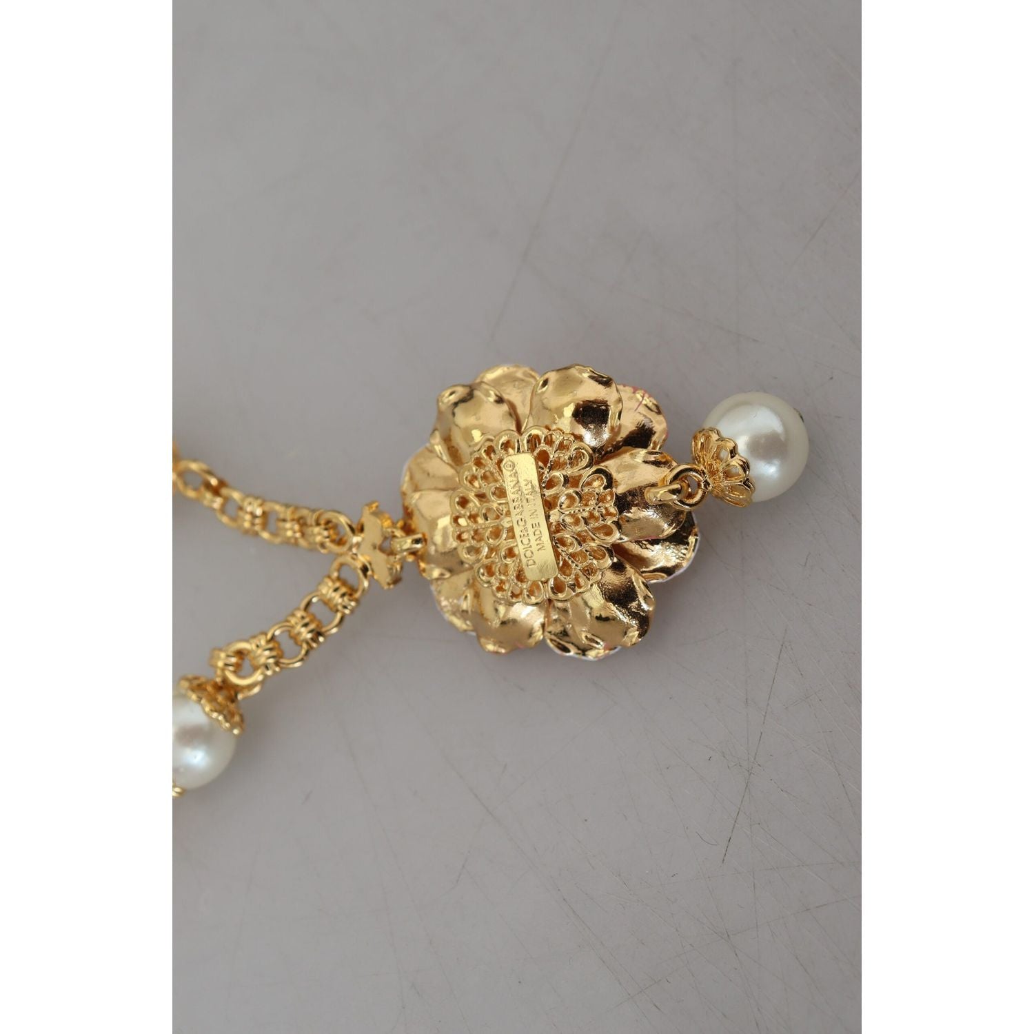 优雅花卉个性吊饰项链