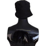 Dolce & Gabbana Black Nylon Women Bucket Cap Hat