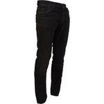 Costume National Gray Cotton Corduroy Men Casual Jeans