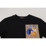 Dolce & Gabbana Black Sneak Peek Cotton Short Sleeve T-shirt