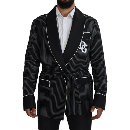 Dolce & Gabbana Elegant Silk-Lined Robe Jacket Dolce & Gabbana