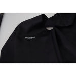 Dolce & Gabbana Black Virgin Wool Waistcoat Formal Vest