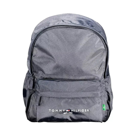 Tommy Hilfiger Sleek Blue Recycled Polyester Backpack Tommy Hilfiger