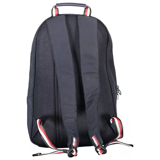 Tommy Hilfiger Sleek Blue Urban Backpack with Laptop Compartment Tommy Hilfiger