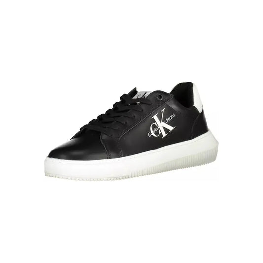 Calvin Klein Eco-Conscious Black Sneakers with Logo Accent Calvin Klein