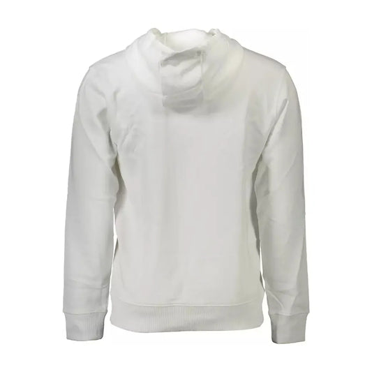 Tommy Hilfiger Chic White Hooded Sweatshirt with Logo Embroidery Tommy Hilfiger