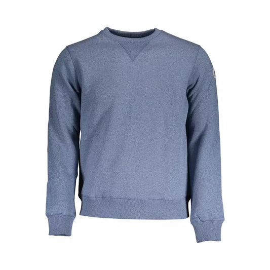 North Sails Elegant Blue Round Neck Sweatshirt North Sails