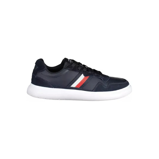 Tommy Hilfiger Sophisticated Blue Lace-Up Sneakers Tommy Hilfiger