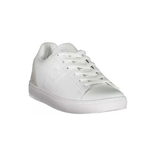 Napapijri Elegant White Lace-Up Sports Sneakers Napapijri