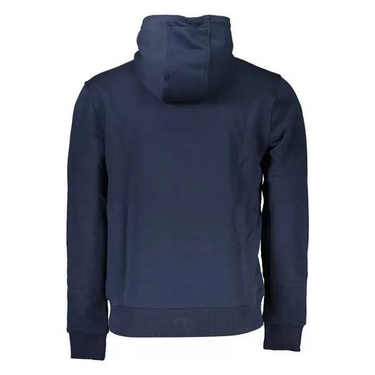 Cavalli Class Chic Blue Hooded Sweatshirt Cavalli Class