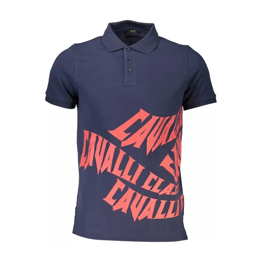 Cavalli Class Elegant Short-Sleeved Cotton Polo Cavalli Class