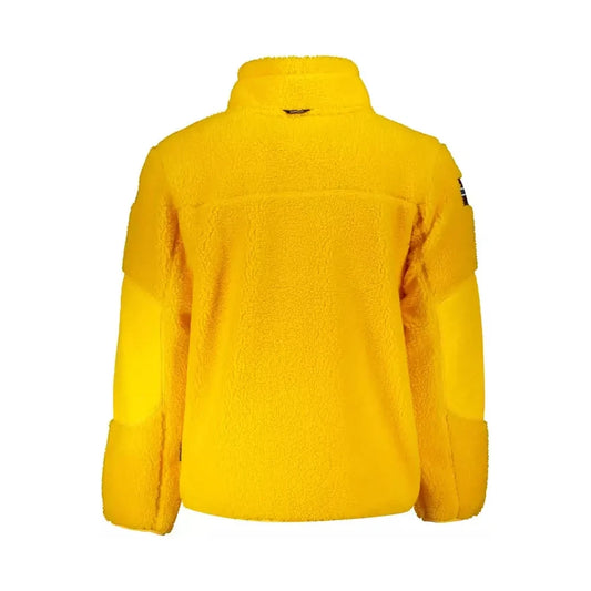 Napapijri Yellow Polyester Men Sweater Napapijri